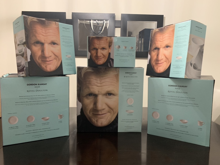 Gordon Ramsay Maze by Royal Doulton 6 Box Dinnerware Set - New! - photo 2