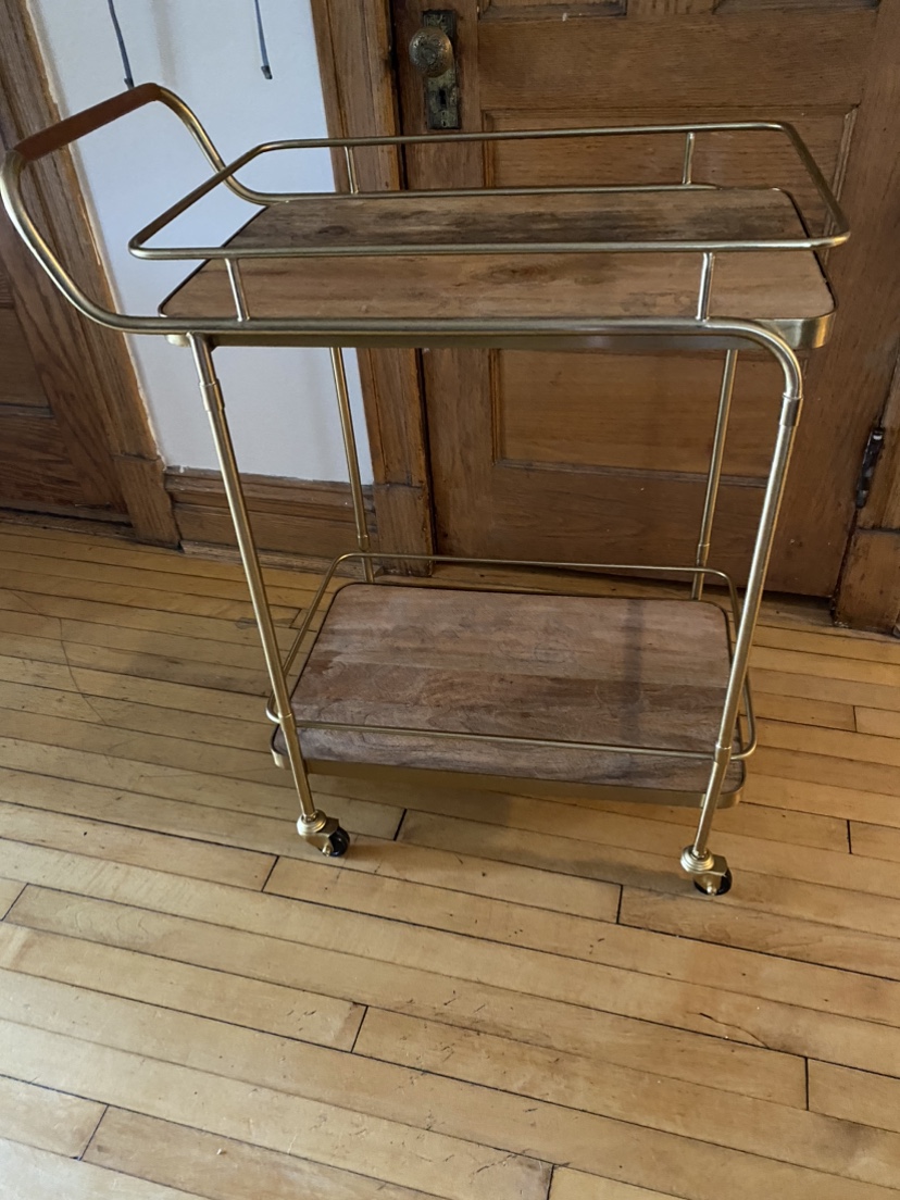 Gold Bar Cart