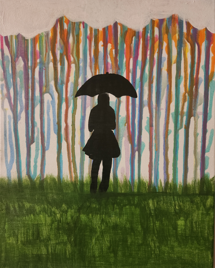 "Woman in the Rain"
