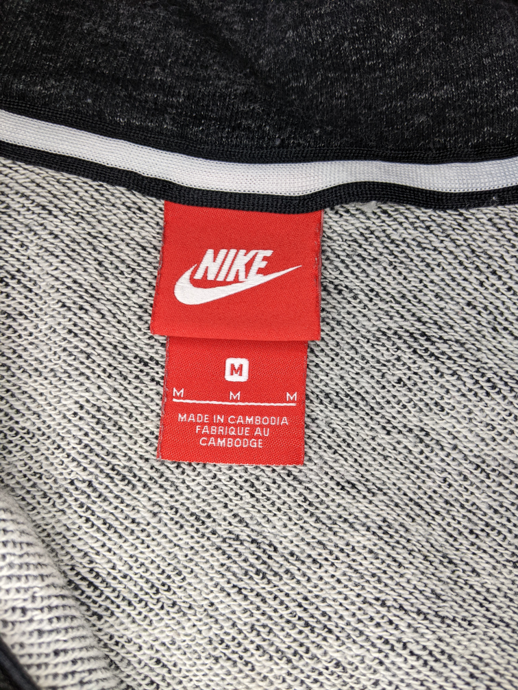 ⚽ Nike Sportswear Gym Legacy Medium Zip Hoodie Sweatshirt Gray image indicator(3)