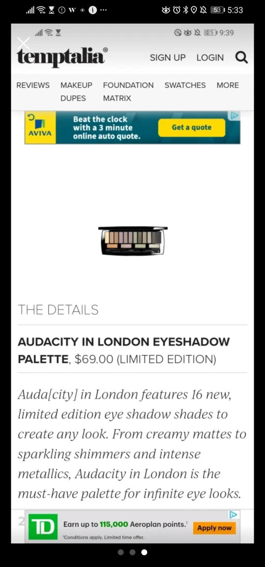 Lancome eyeshadow Palette image indicator(3)