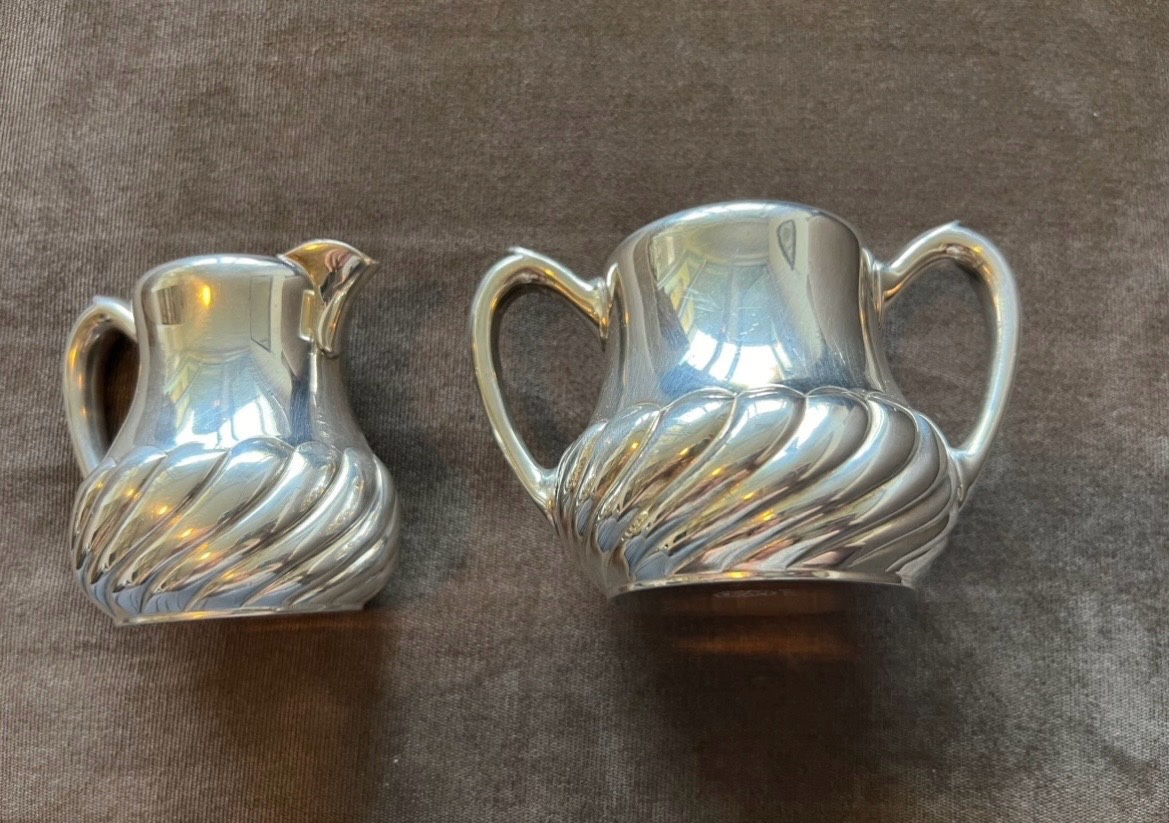 🫖Unique Antique Silver Tea or Coffee Set (Stamped 780) image indicator(9)