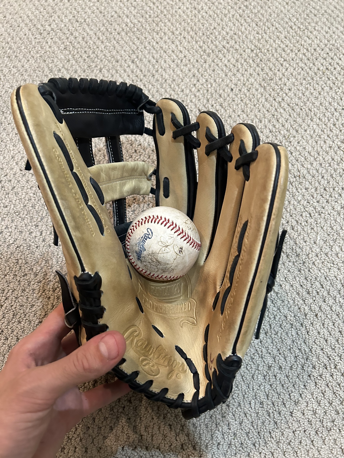 Baseball glove (outfielders)