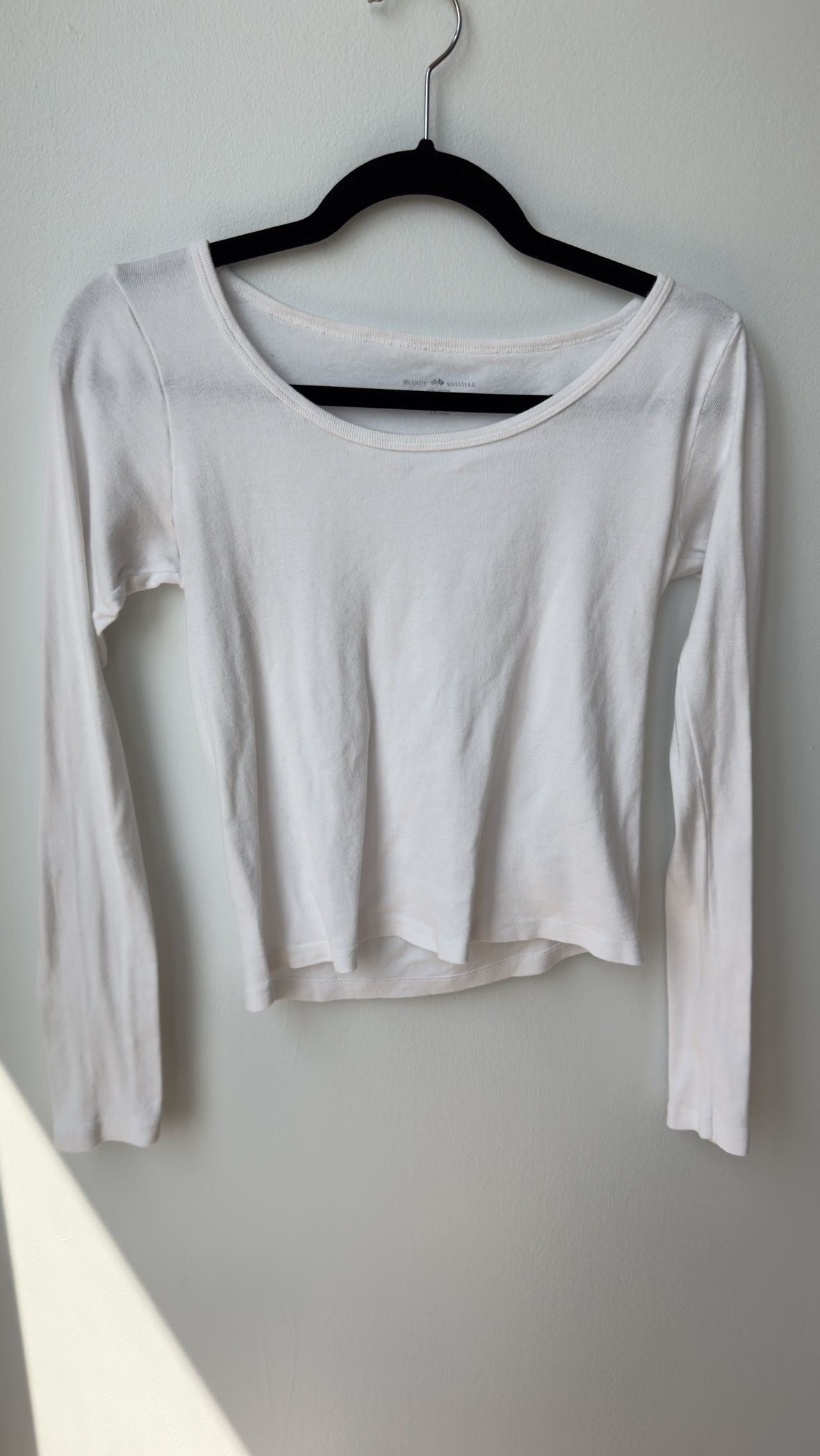 Brandy Melville white long sleeve