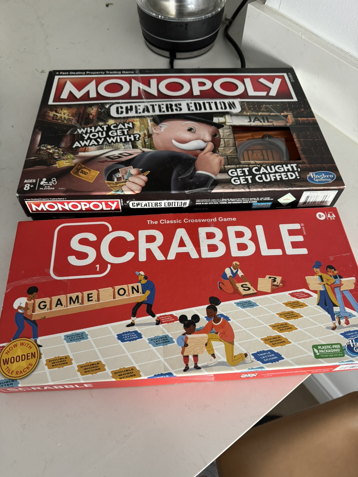 Scrabble + monopoly