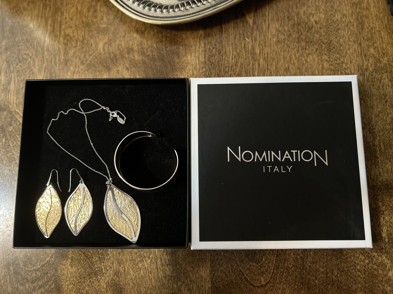 Italian jewelry 18k gold and silver set - photo 3