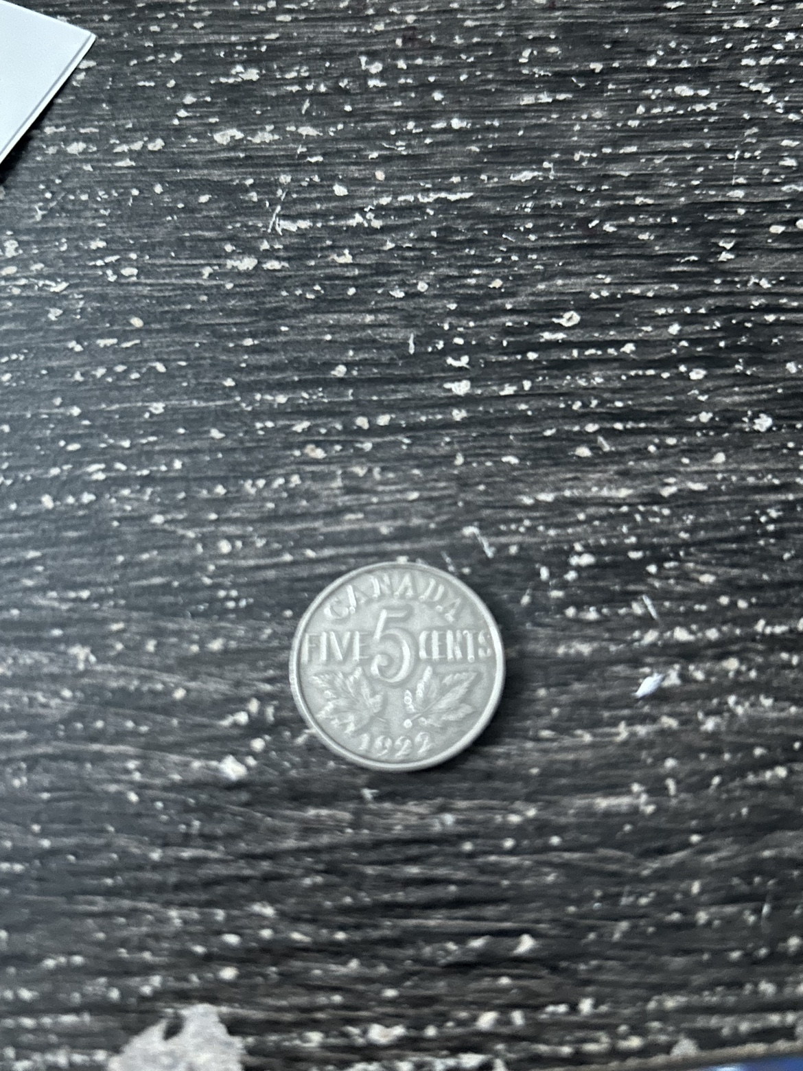 Canadian Nickel from 1922 image indicator(2)