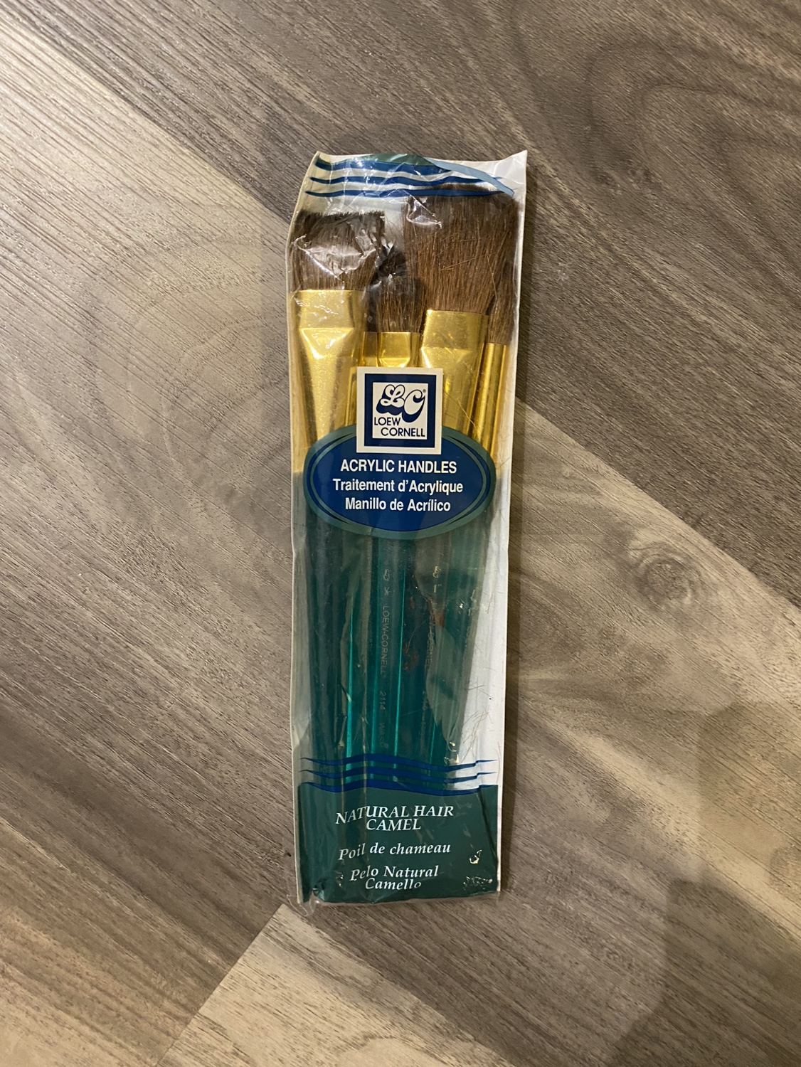 Camel hair paintbrush set