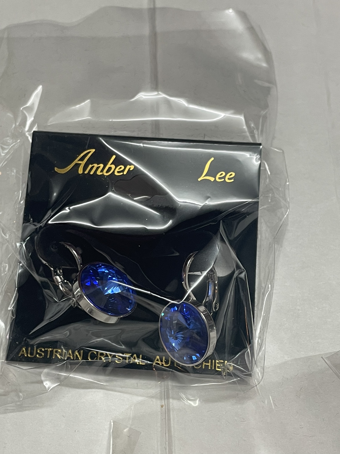 Amber lee Austrian crystal jewelry lot of 9 image indicator(9)