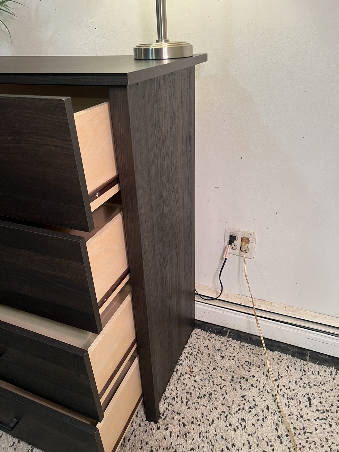 4 Drawers Dresser in Espresso - Delivery Extra image indicator(4)