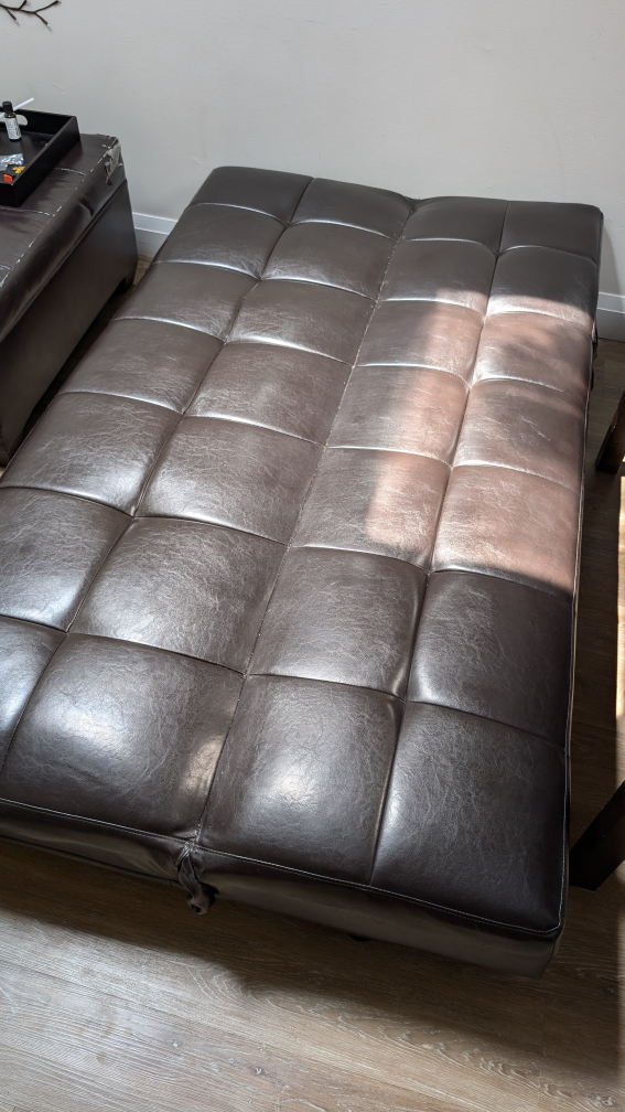 #freecycle: Black-Brown Futon Sofa Bed - photo 5
