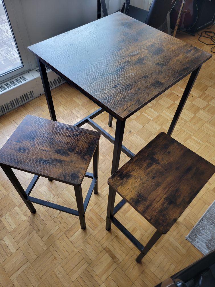 dinner table  with chairs - photo 2