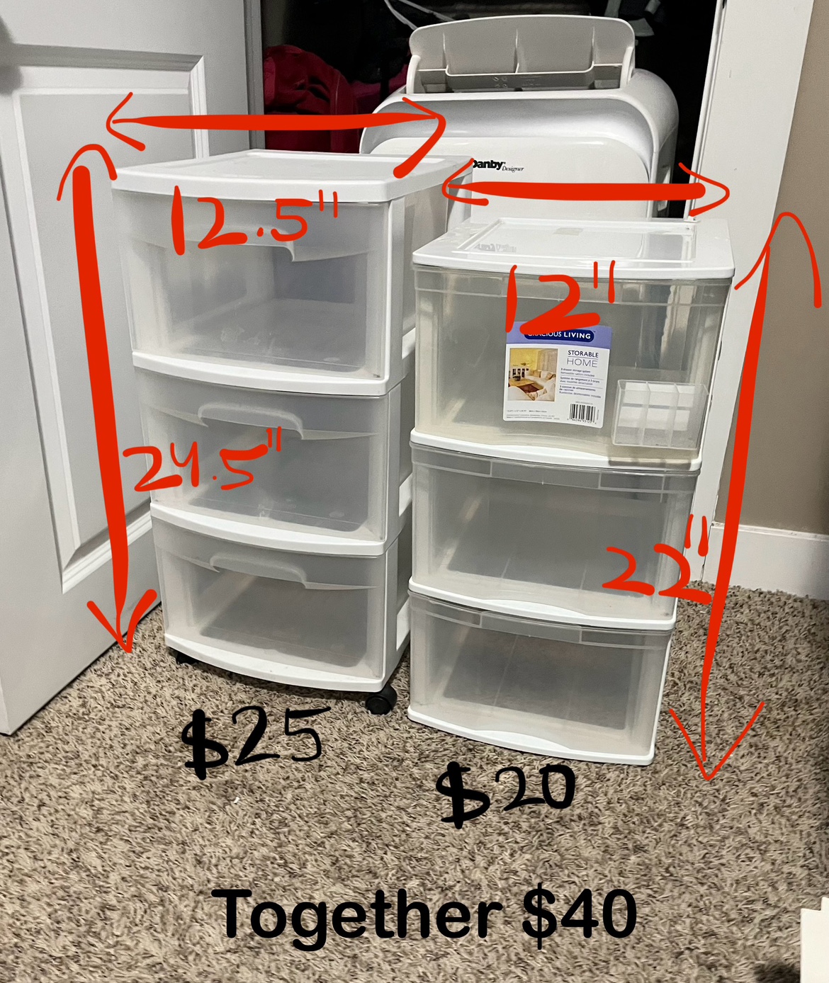 Plastic Drawer, Storage Container thumbnail