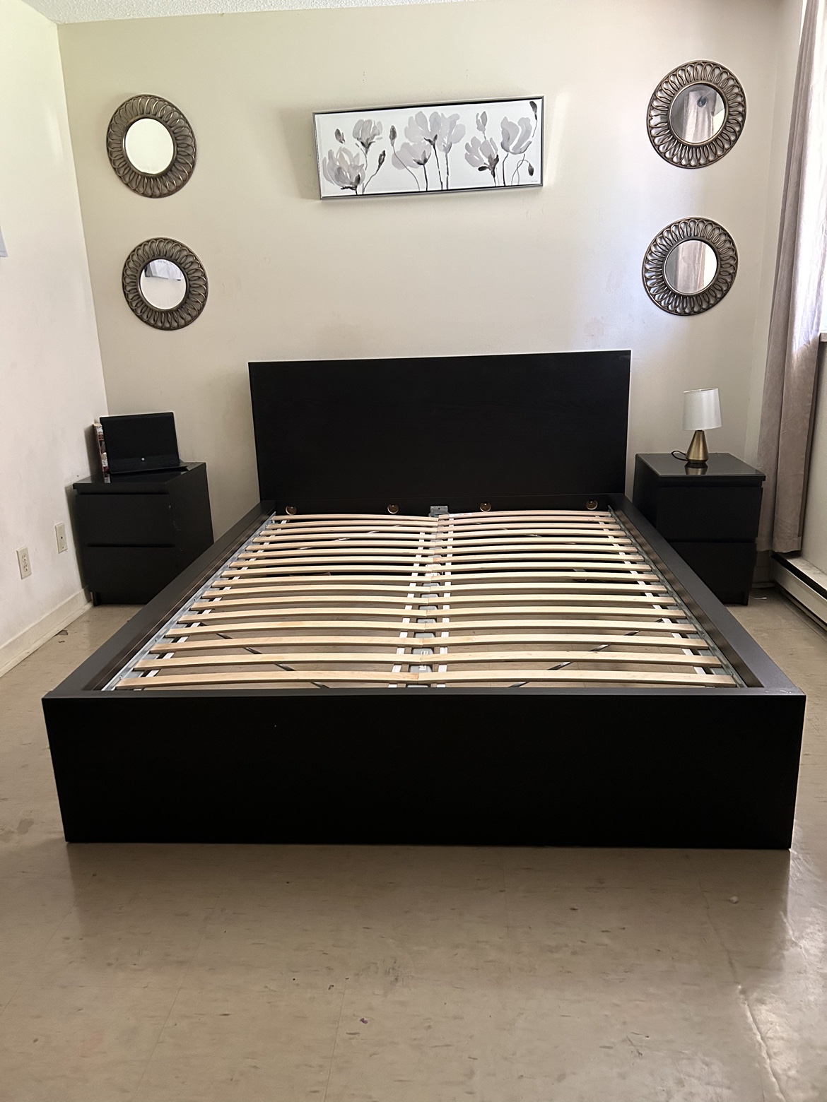 MALM Brown Queen Bedframe - photo 2