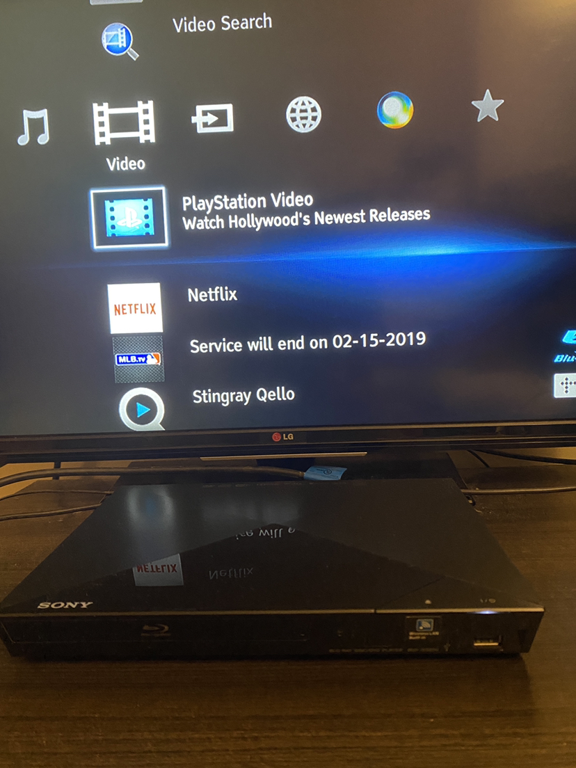 Sony DVD player with WiFi