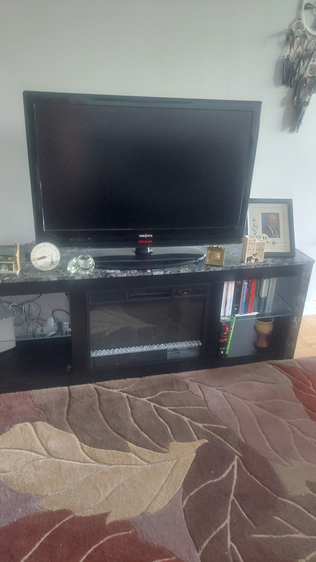 electric fireplace tv stand