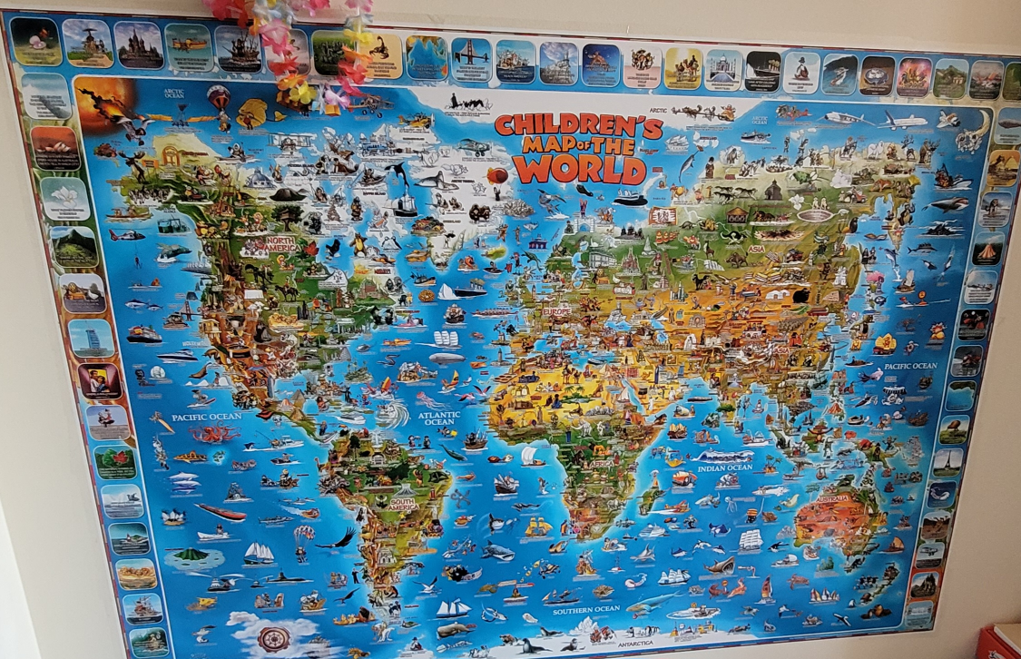 world map