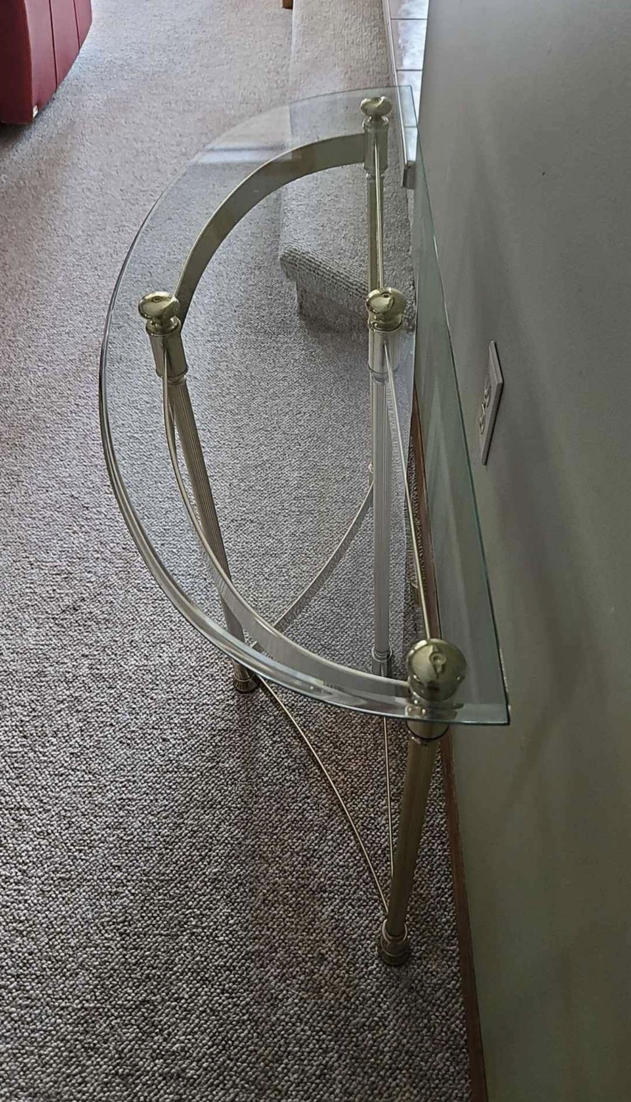 Glass decorative table - photo 2