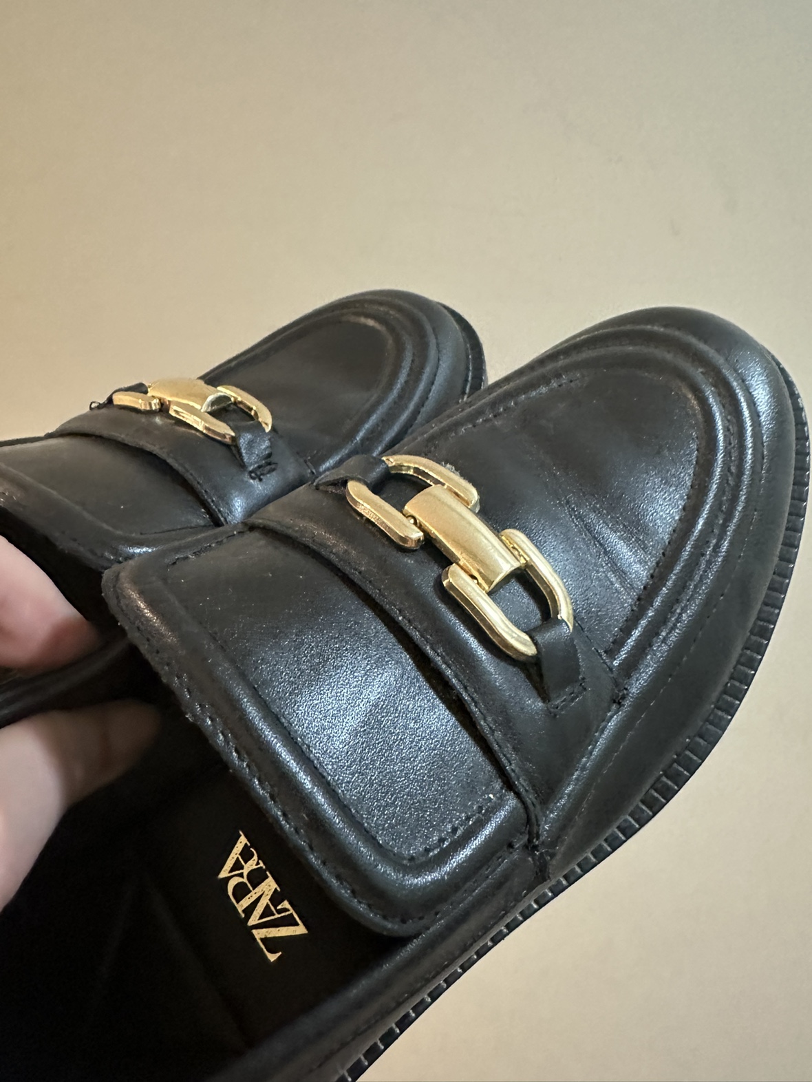 Zara Genuine Leather Loafers image indicator(2)