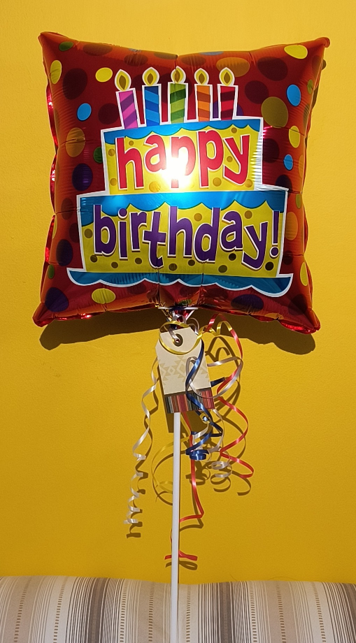 Birthday Foil Balloon 18" square #freecycle