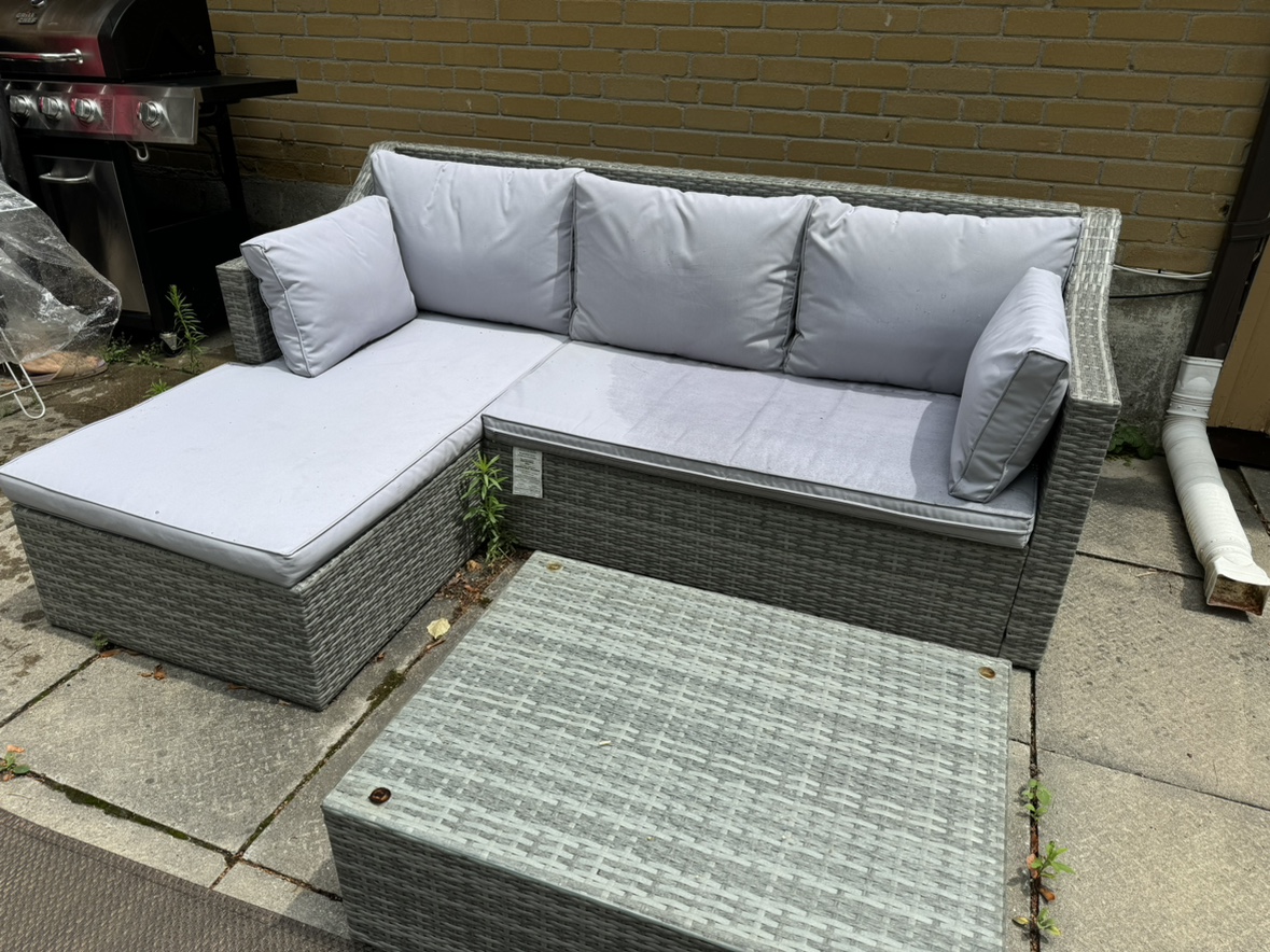 Outdoor table and chair - photo 2