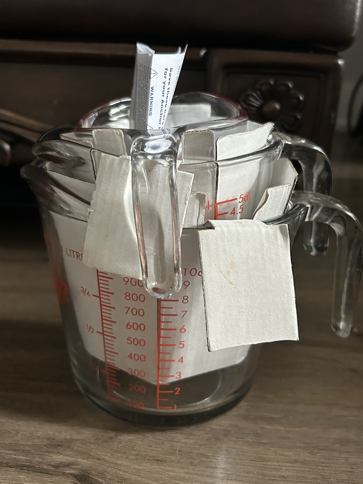 Anchor Hocking Glass Measuring Cup Set, Assorted Sizes, 3-pc thumbnail