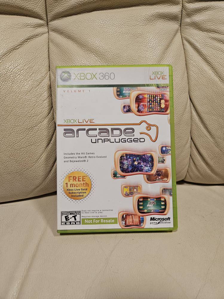 Xbox 360 Arcade Unplugged Volume 1 #freecycle thumbnail