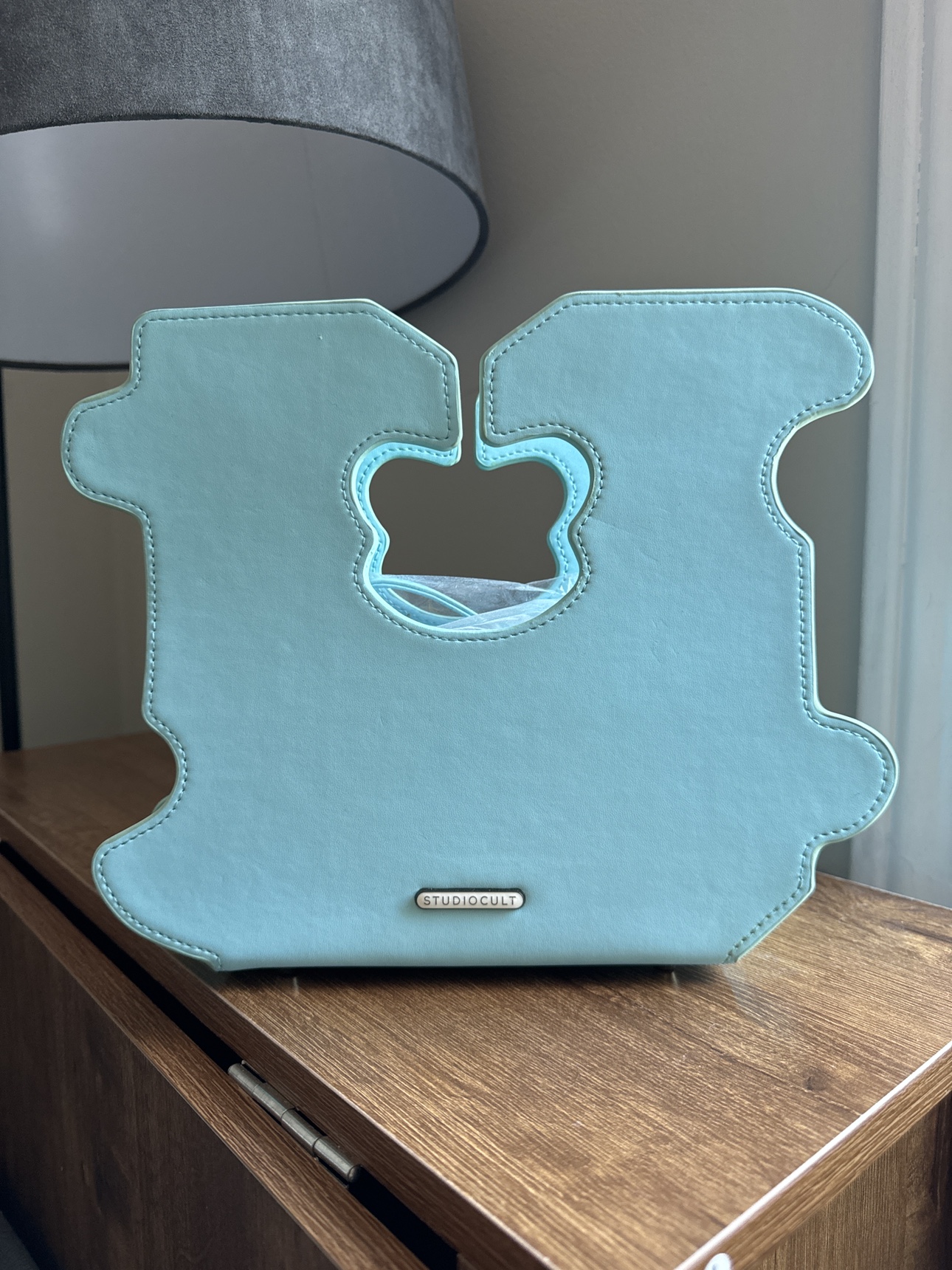 Studiocult Bread Tag handbag in Baby Blue - photo 3
