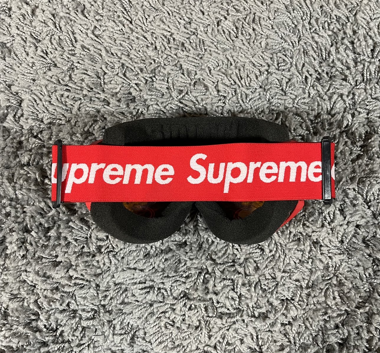 2015FW Supreme x Smith Cariboo OTG Ski Goggle Red image indicator(7)