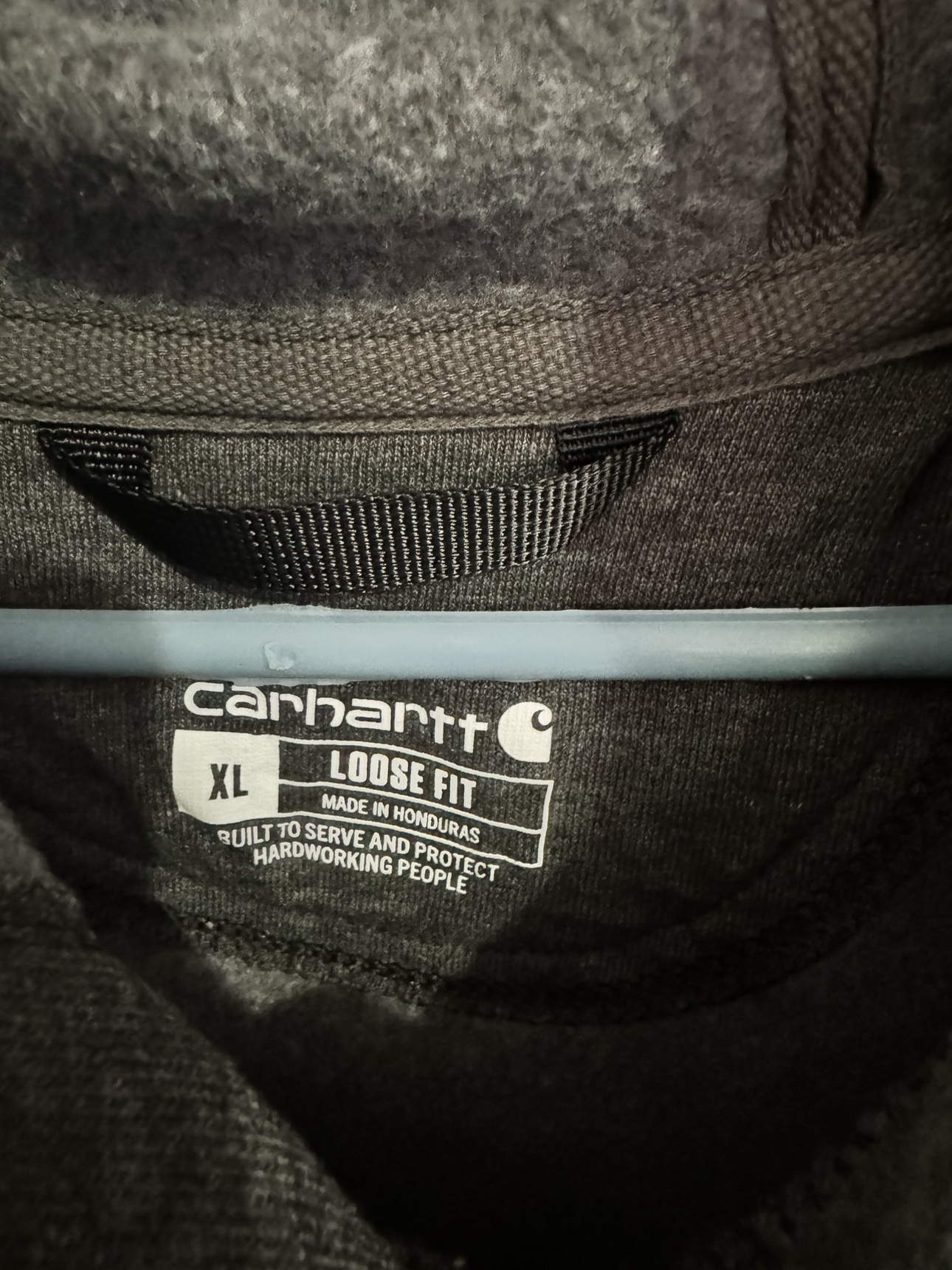 Carhartt Men’s Loose Fit Midweight Logo Sleeve Graphic Hoodie - photo 4