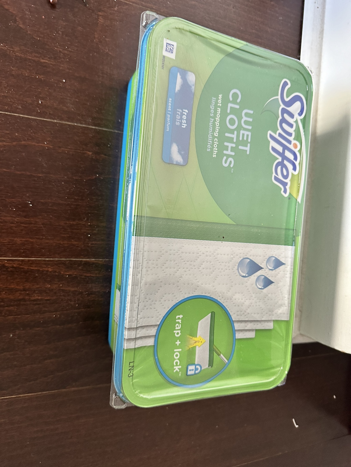 Sealed swiffer wet cloths