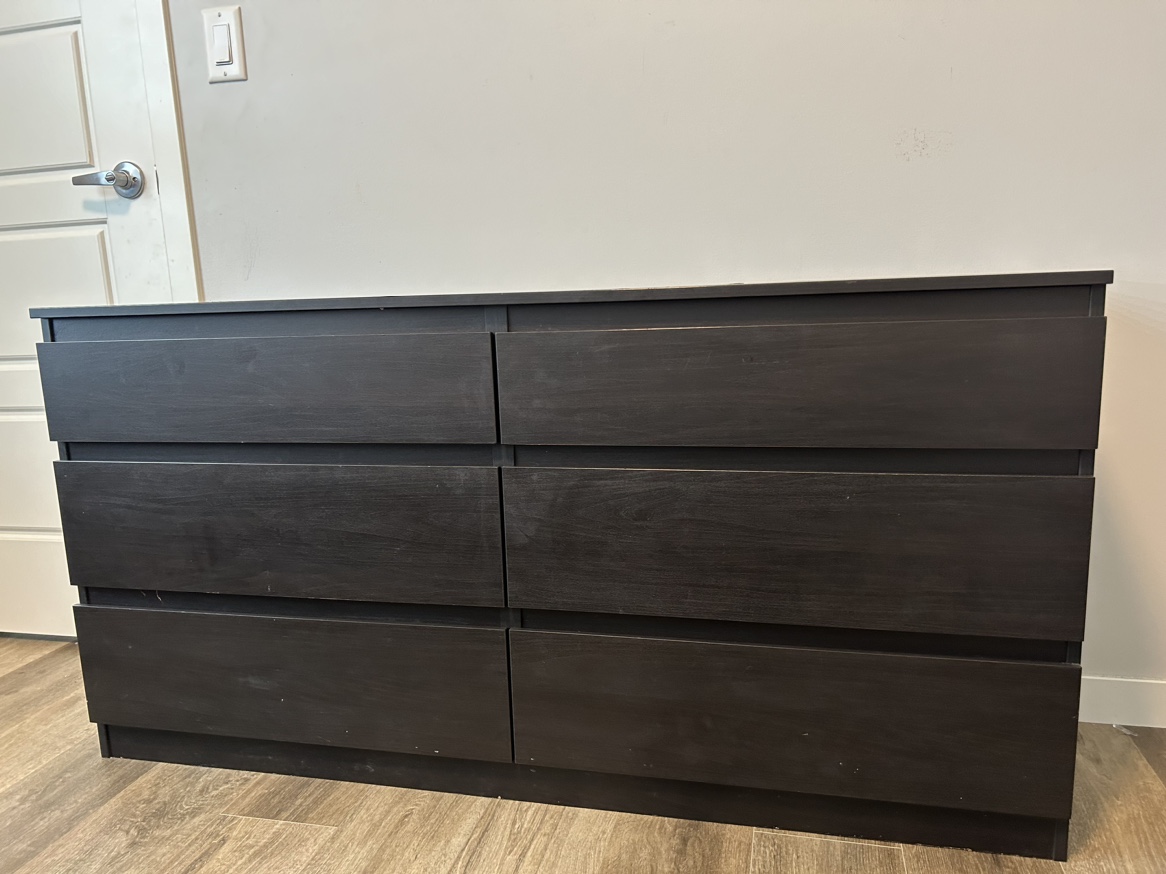 IKEA Malm 6 Drawer Dresser - photo 2