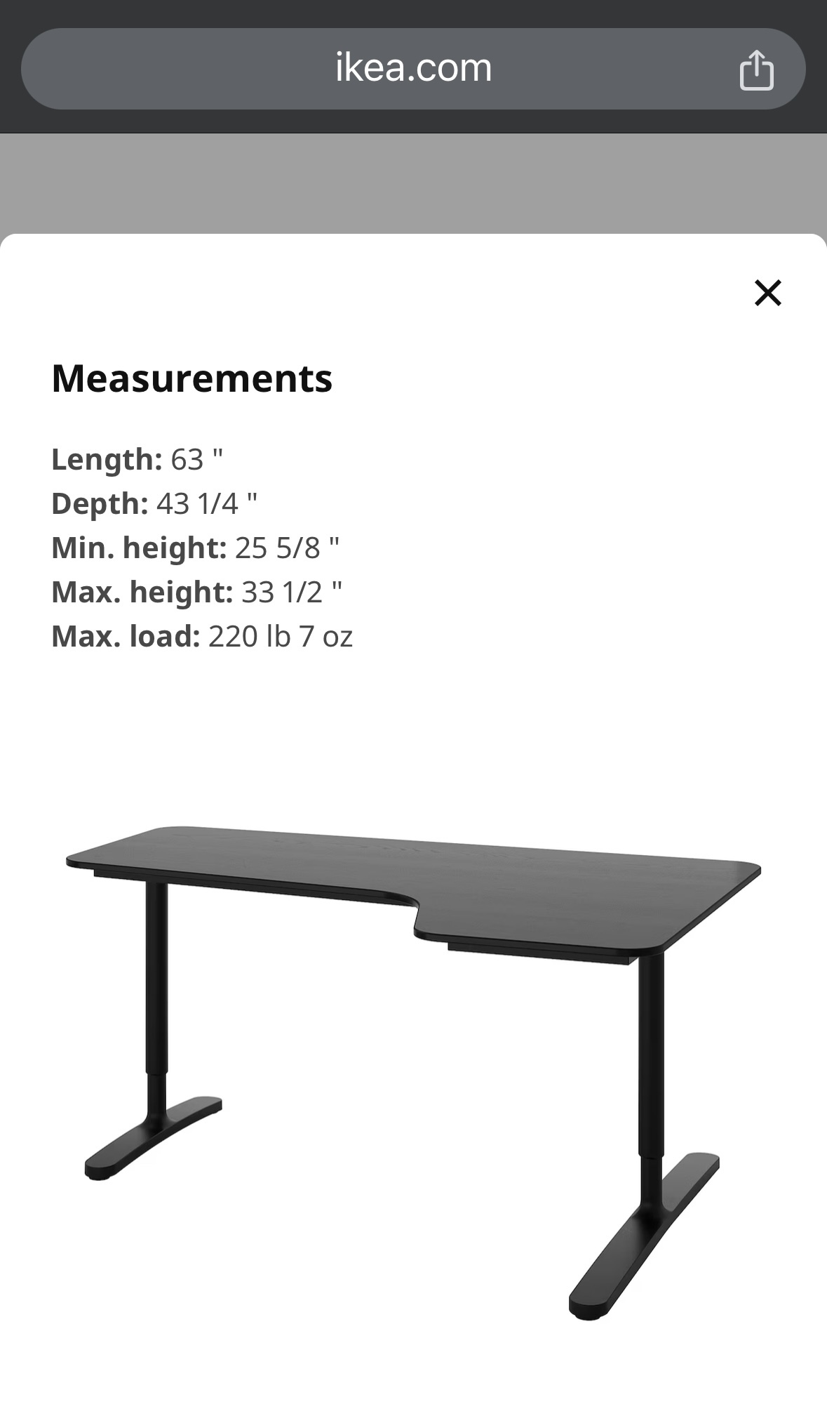 IKEA study / office desk table .Height adjustable.. - photo 3