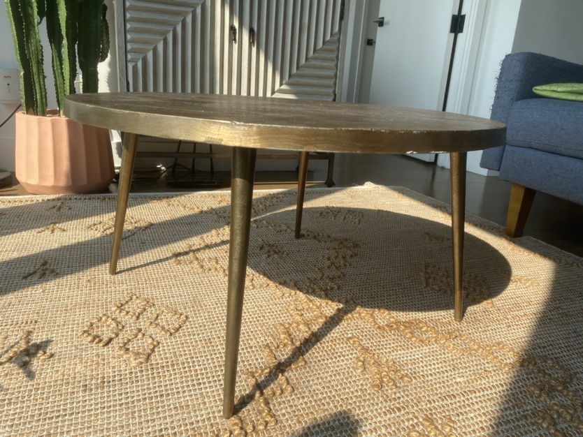 Bronze west elm coffee table - photo 2