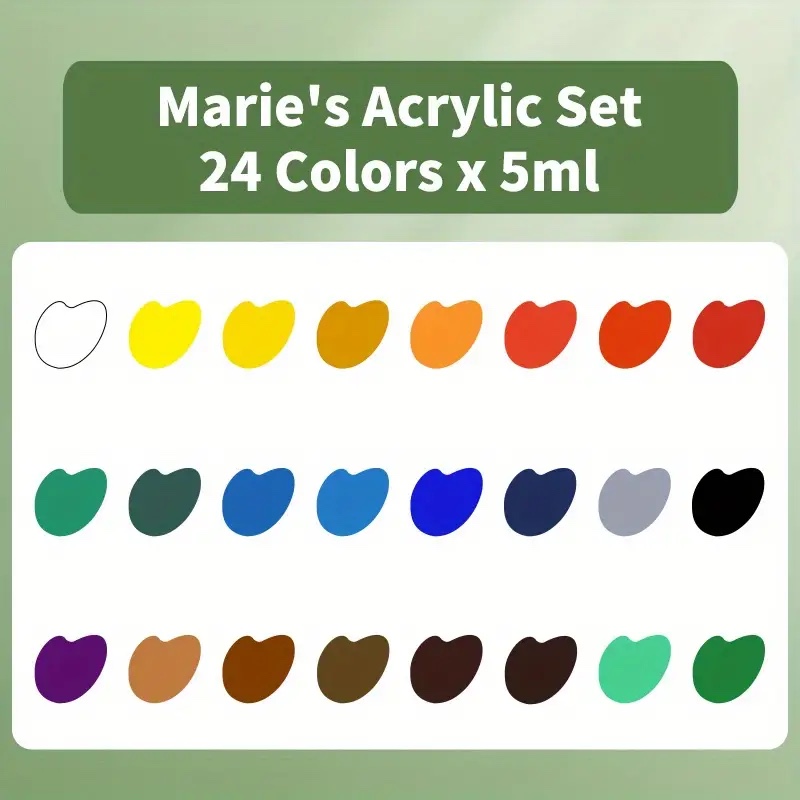 🆕 Acrylic Paint Set x24 image indicator(3)
