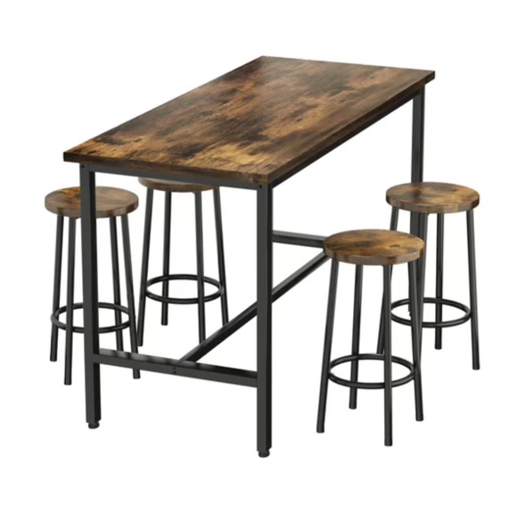 4 Seater Dining Table with Stools