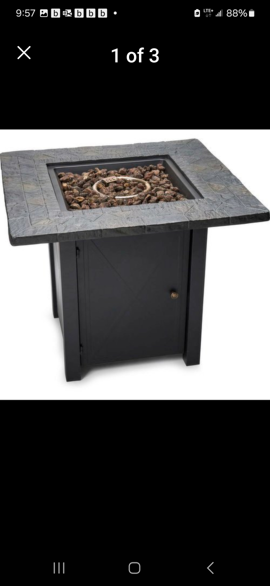 Brand New Outdoor Propane Fire Pit Table thumbnail