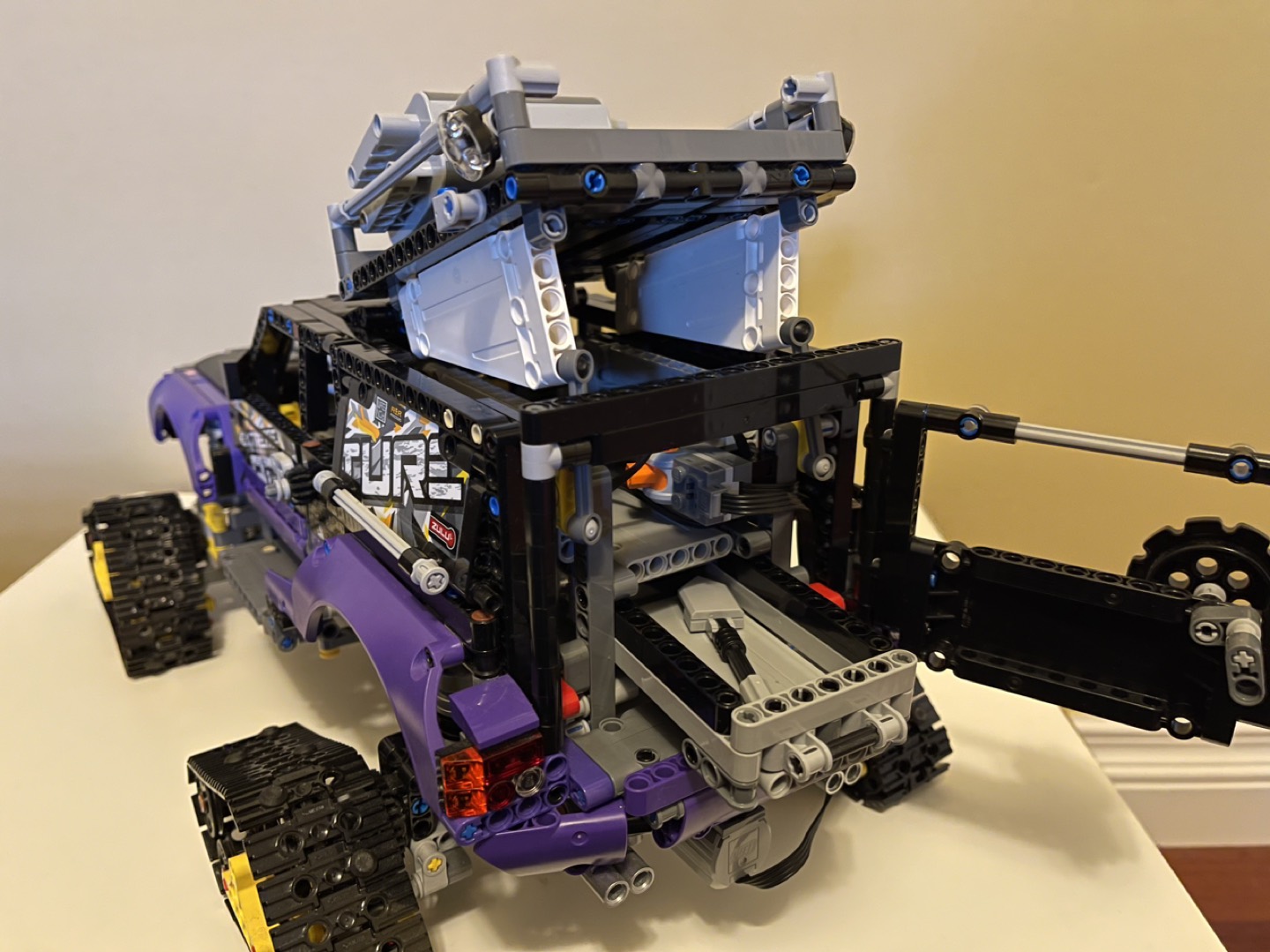 Lego Extreme Adventure Snowmobile + 2 Motor + lights image indicator(5)