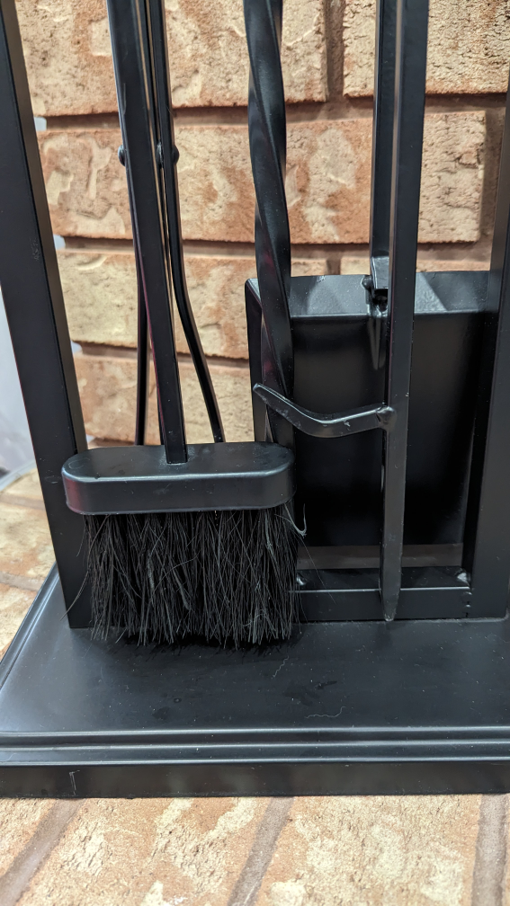 Fireplace Tool Set - Steel - Black - 4 Pieces - photo 3