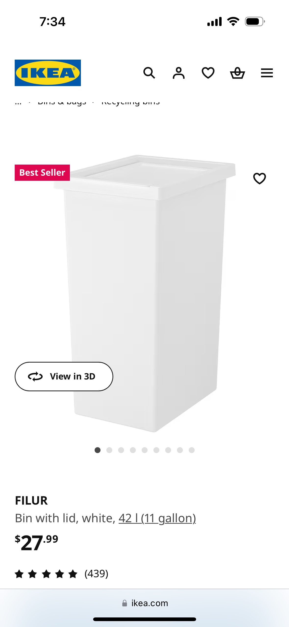 IKEA big bin