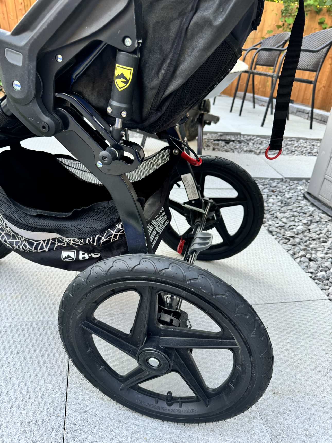 BOB Gear Revolution Flex 3.0 Jogging Stoller Lunar Black - photo 3