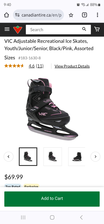 vichockey girls skates. - photo 2