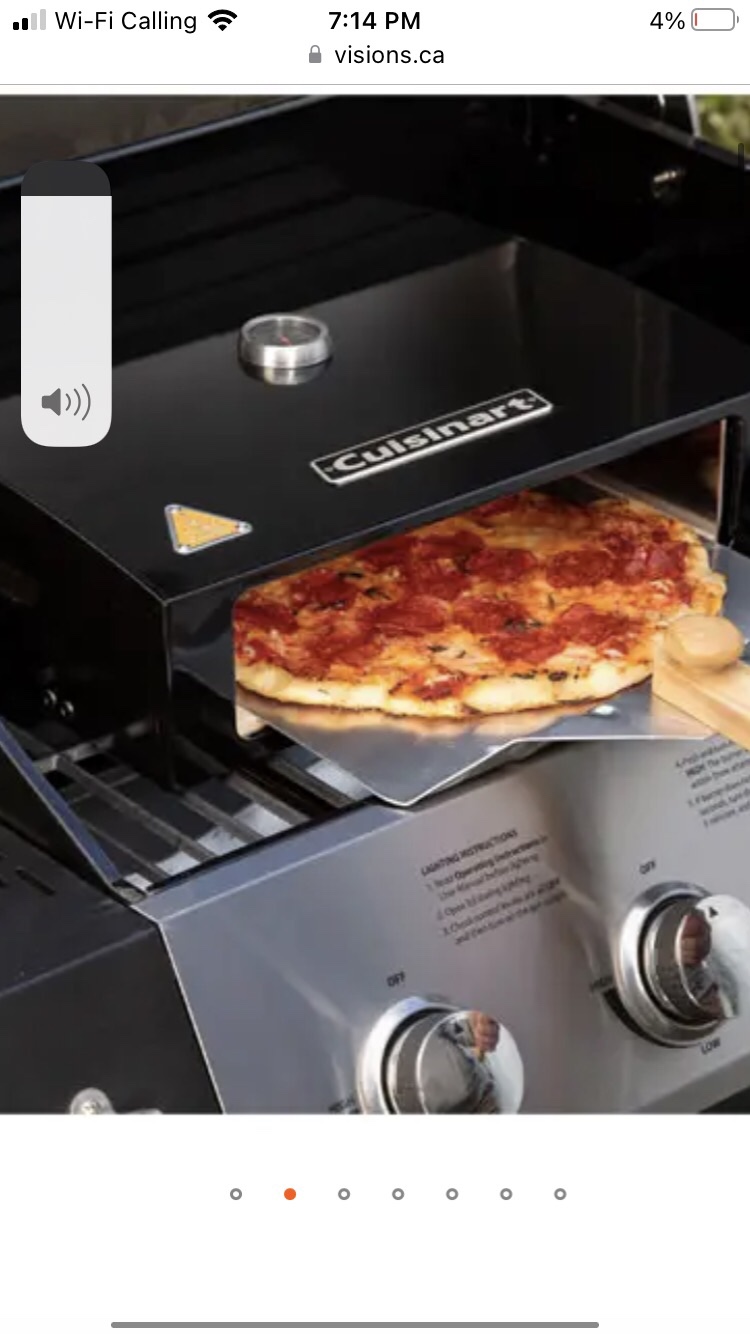 Cuisinart Grill Top Pizza Oven 🍕 image indicator(2)
