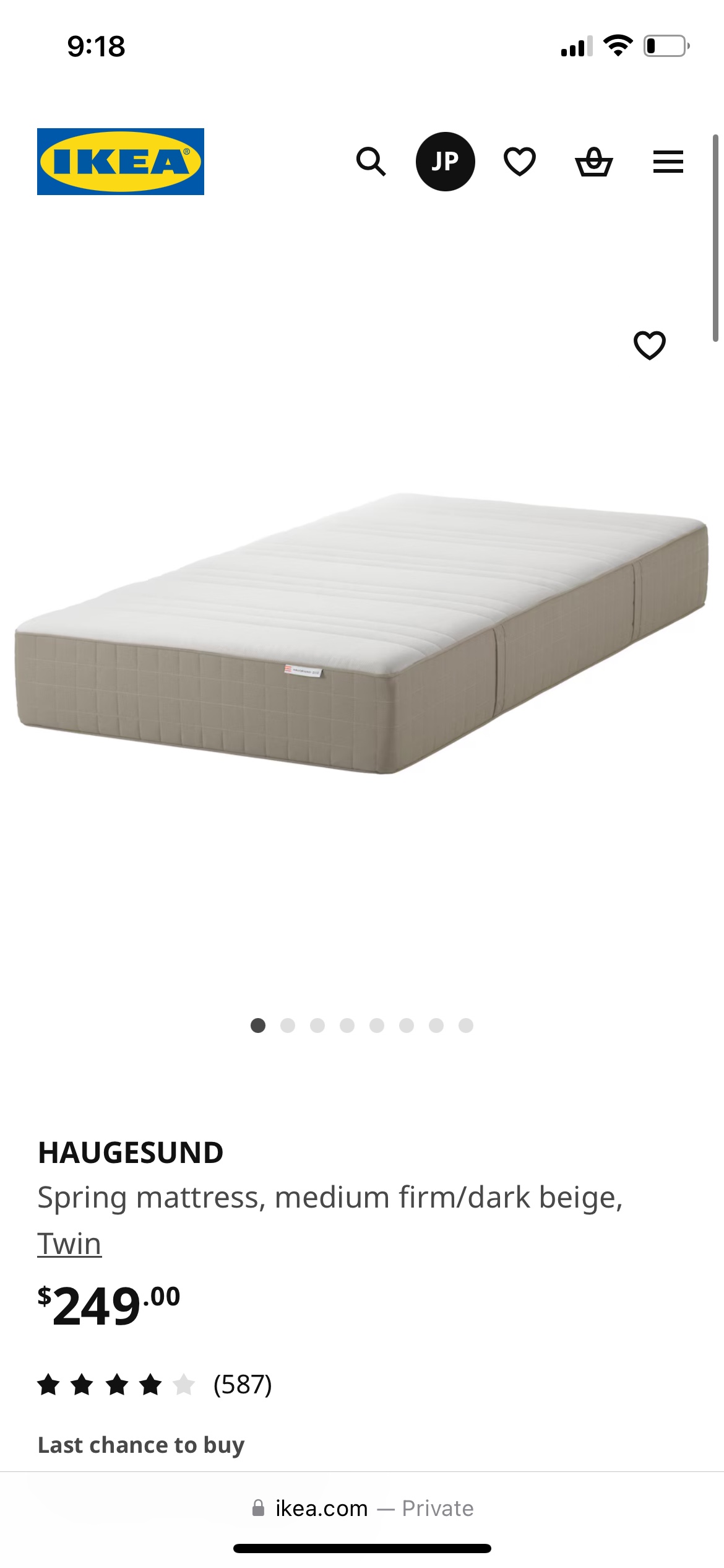 IKEA - Spring Mattress