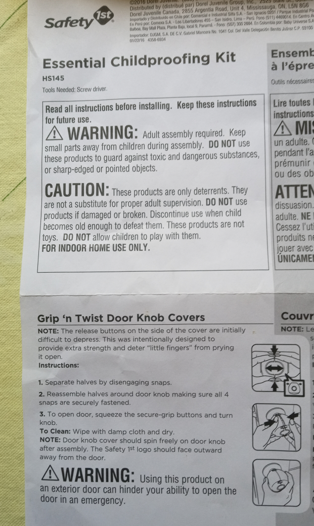 Safety 1st Essential Childproofing kit image indicator(2)
