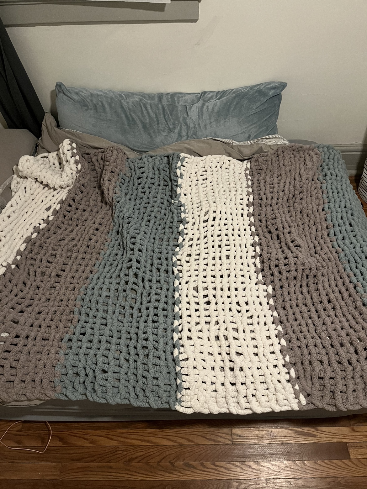 large crochet blanket
