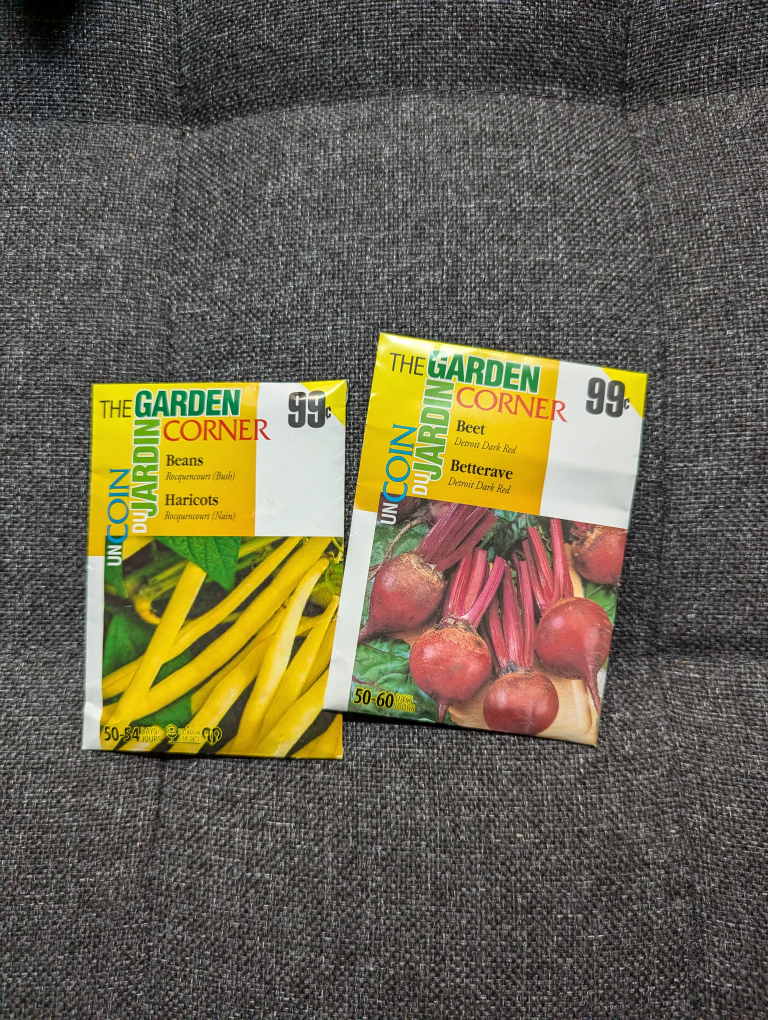 beet and yellow bean seeds thumbnail