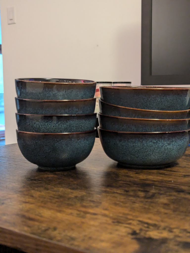 Blue Bowls x 8 thumbnail