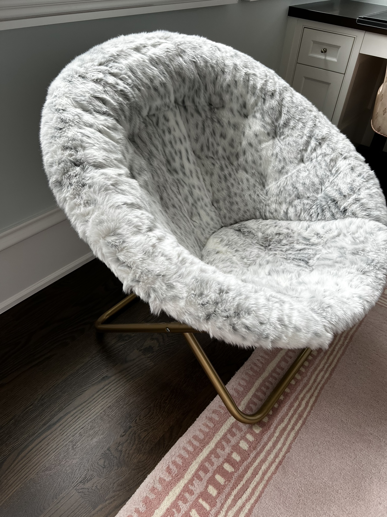 Pottery Barn Teen Leopard Lounger, Like New - photo 3