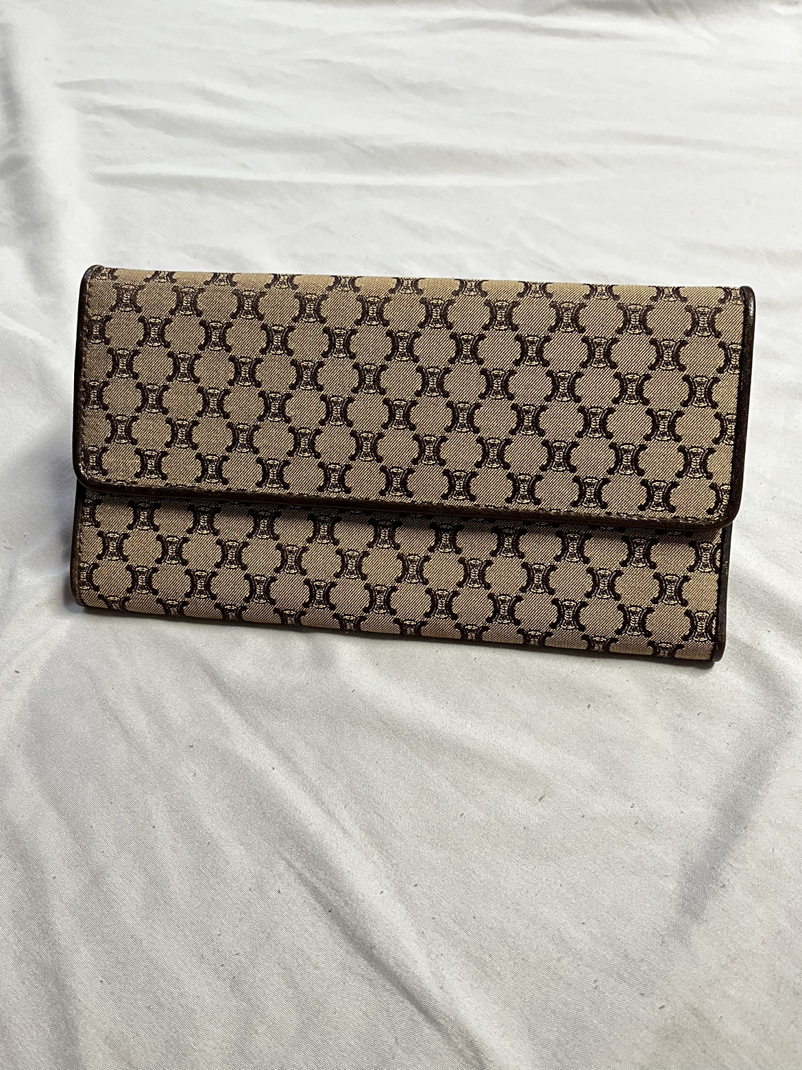 Celine Macadam Canvas and leather long wallet thumbnail